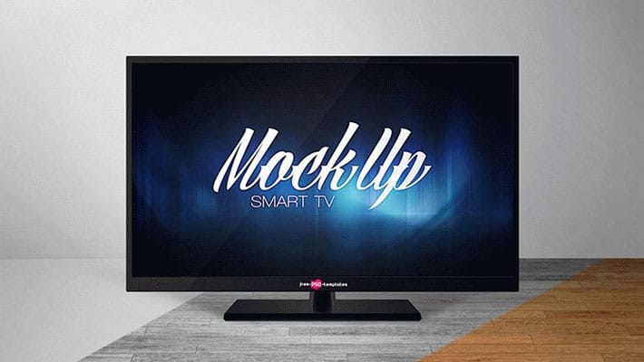 Free Smart Tv Mock-up in PSD