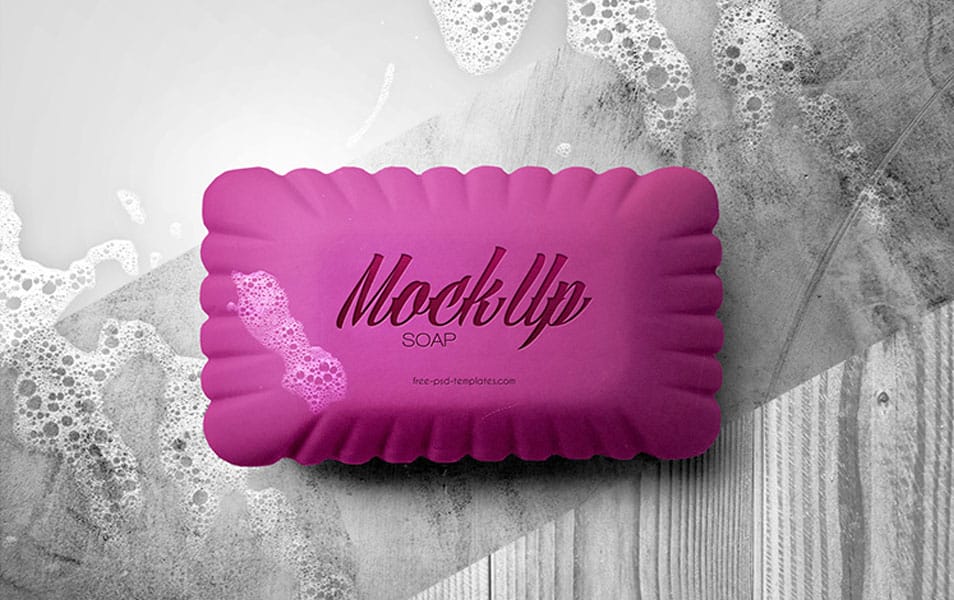 Free Soap Mock-up in PSD