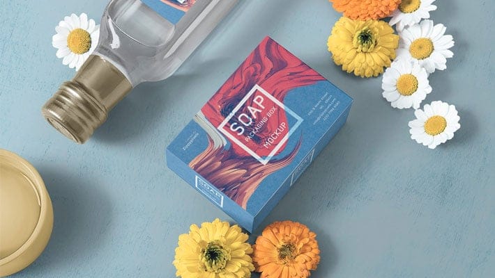 Free Soap Packaging Mockup
