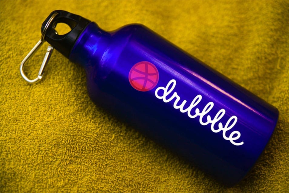 Free Sports Bottle PSD Mockup