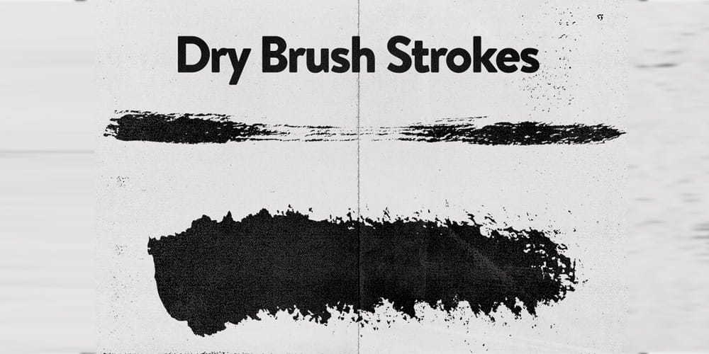 Free Vector Dry Brushes
