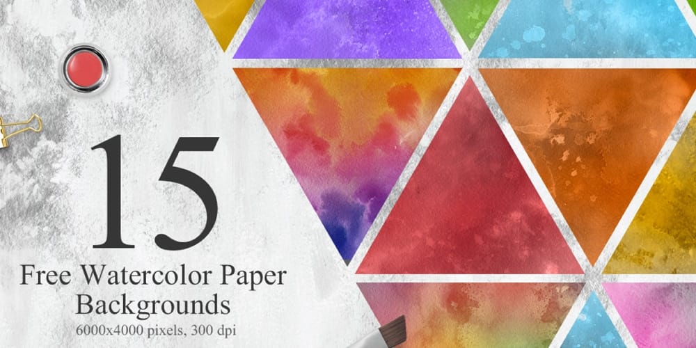 Free Watercolor Colorful Textures