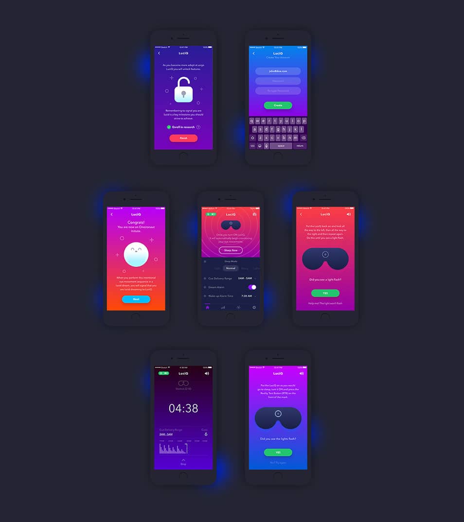 Free iPhone 6 & 7 App UI Design Screen Mockup PSD