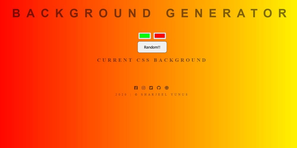 Gradient Background Generator