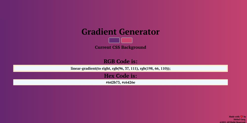Gradient Generator