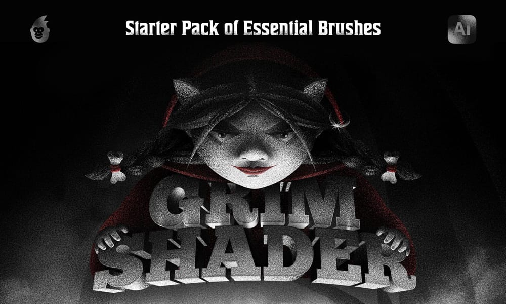 Grim Shader Illustrator Brushes