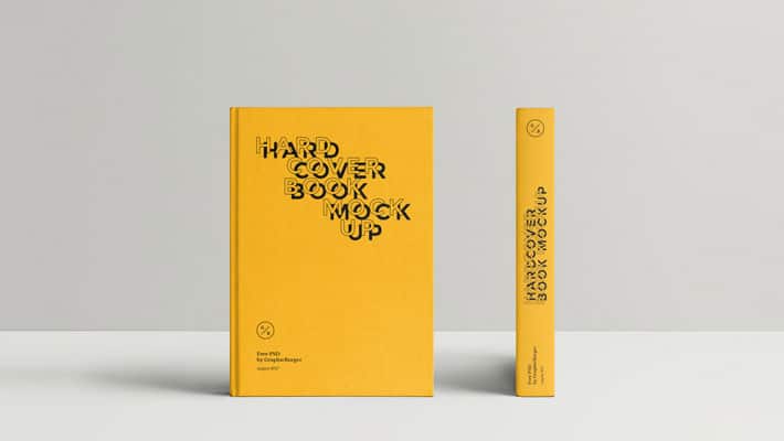 Hardcover Book MockUp