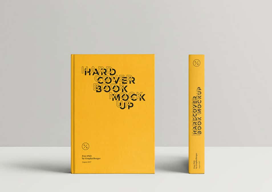 hardcover book mockup