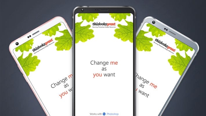 LG G6 Smartphone Mockup