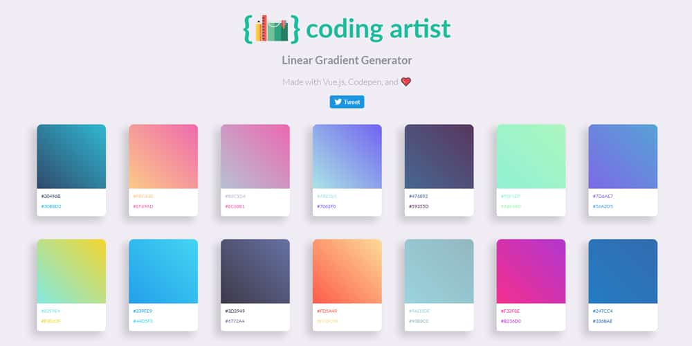 Sticky Abbreviate pile The Best Gradient Generators & Libraries » CSS Author