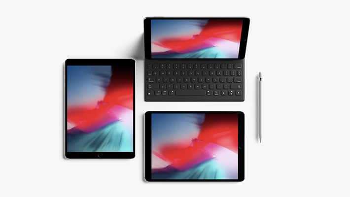 Modern Top View iPad Pro 10.5-inch Mockup