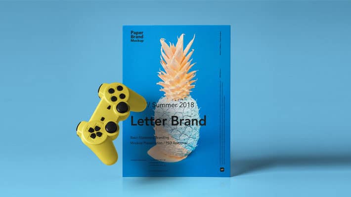 PSD Paper Brand Mockup