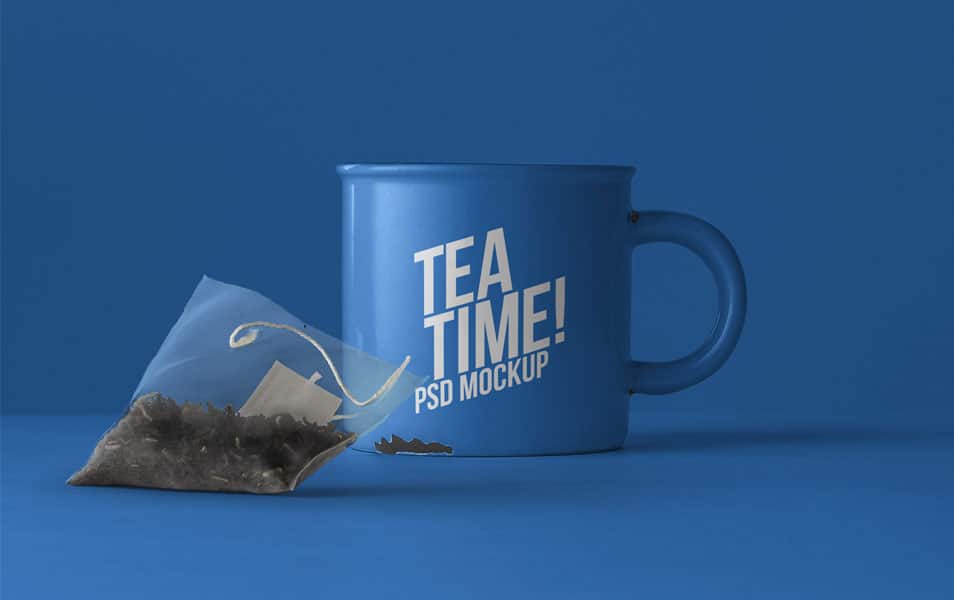 PSD Tea Mug Mockup