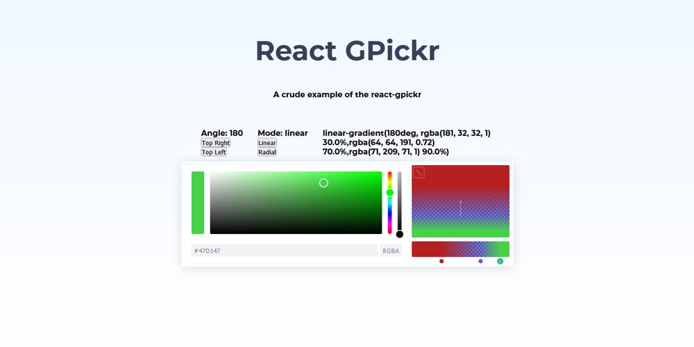 React GPickr