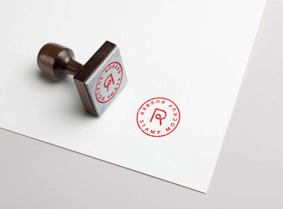Rubber Stamp PSD MockUp