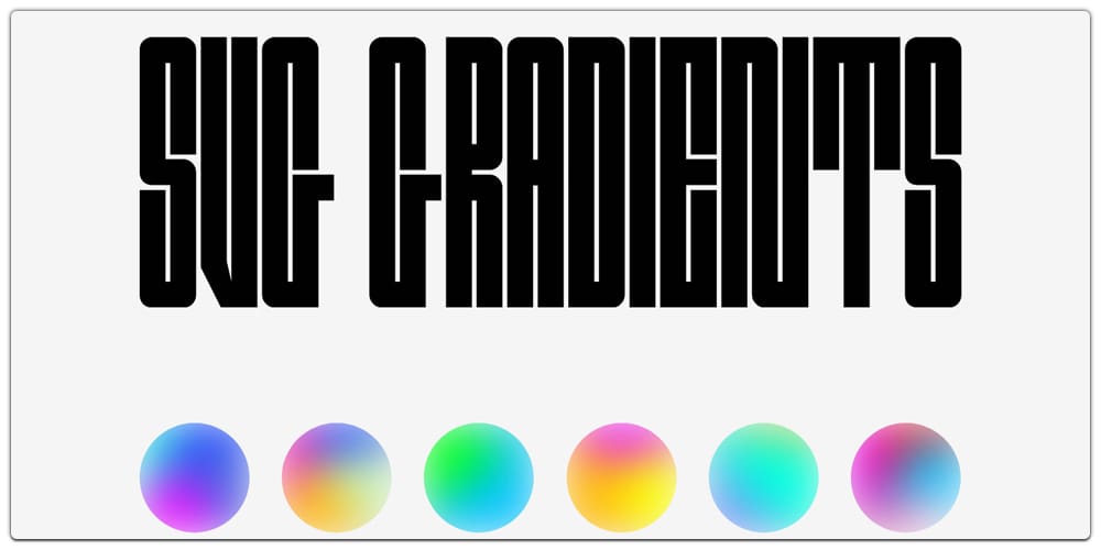 SVG Gradients