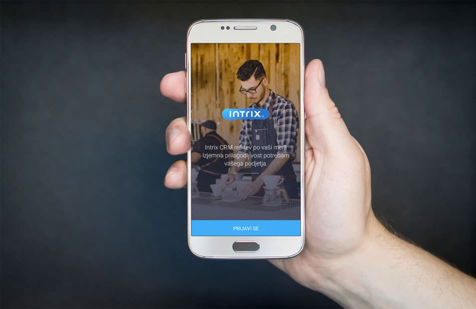 Samsung Galaxy on Gray Background