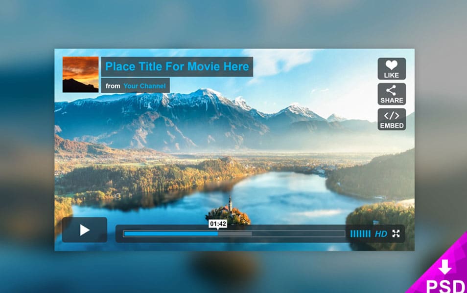 Vimeo Player Mockup