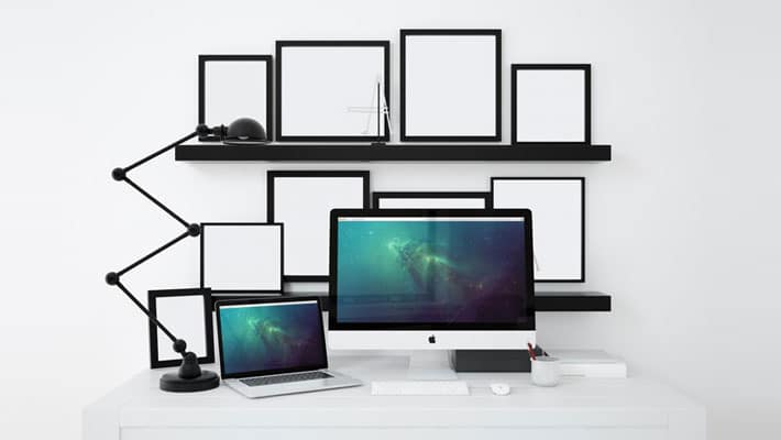 Workspace Mockup Template