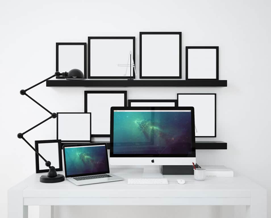 Workspace Mockup Template