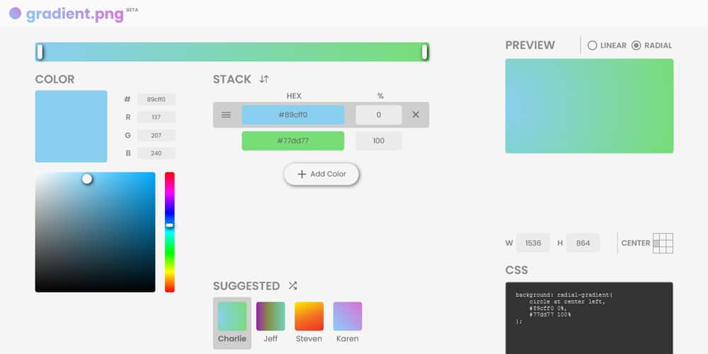 The Best Gradient Generators & Libraries » CSS Author