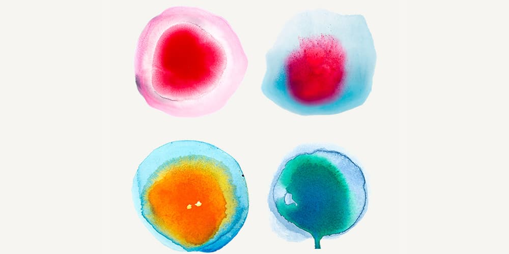 hand painted watercolor textures