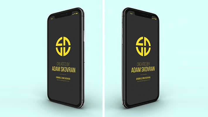 9 Angles iPhone X MockUps