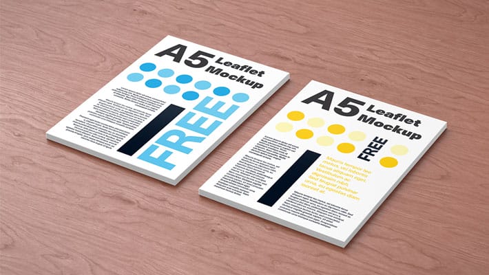 A5 Leaflet Mockup