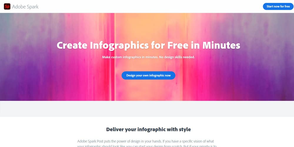 Infographic Creator Tools 4 Adobe Spark