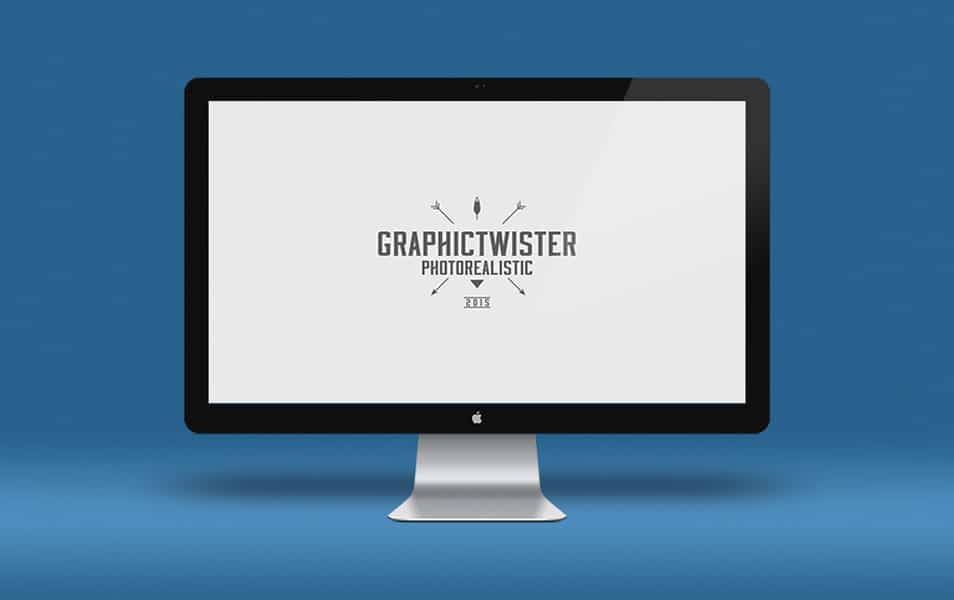 Apple Cinema Display Mockup