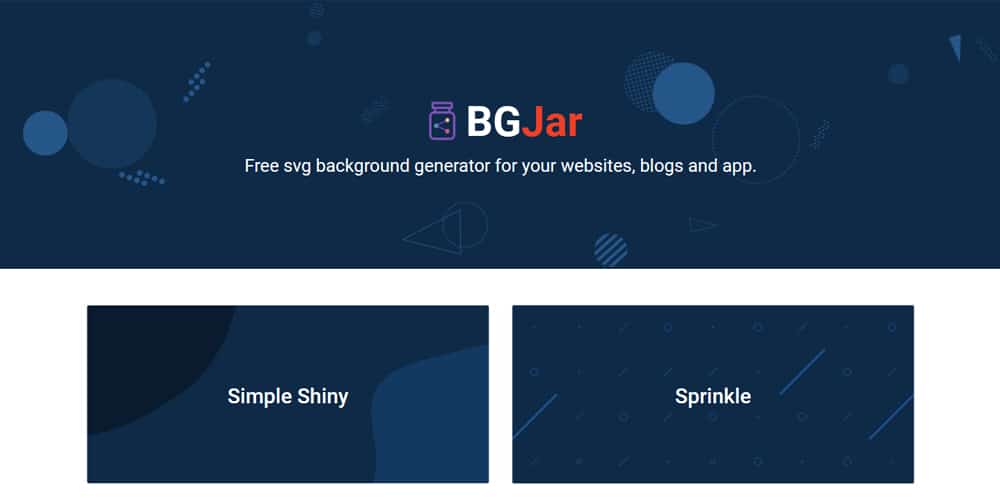 Best SVG Pattern and Shape Generators 17 BGJar