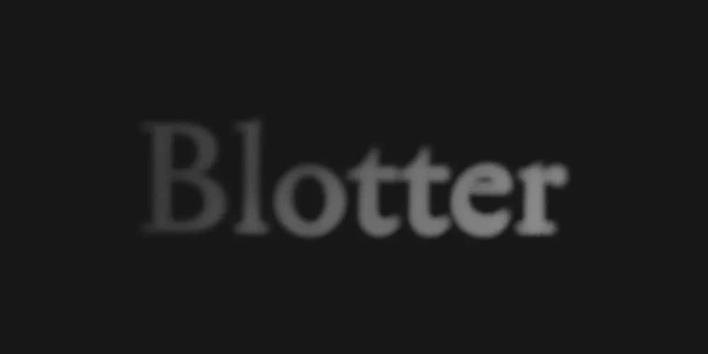10 + JavaScript Text Effect Libraries 16 Blotter js
