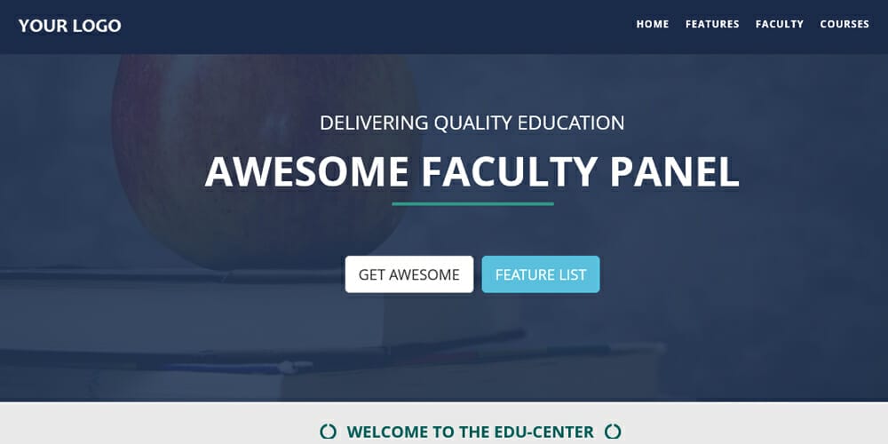 Free Education HTML Website Templates » CSS Author