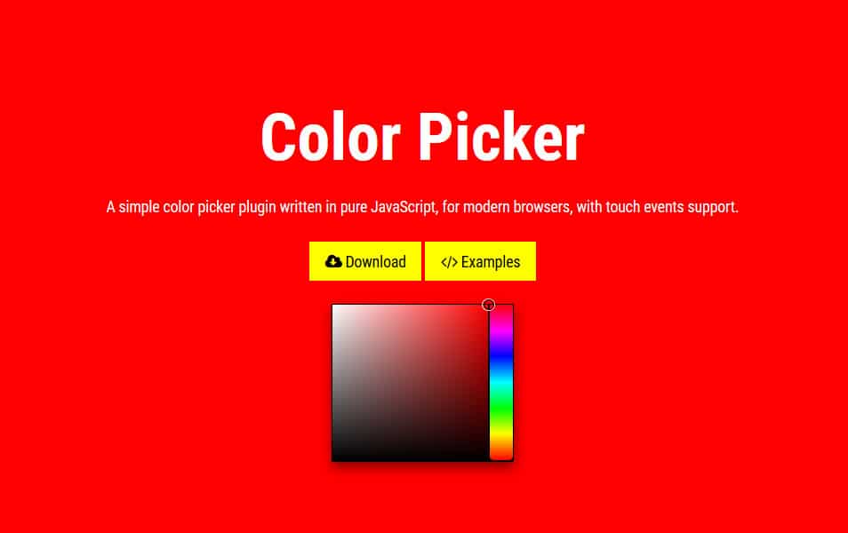 10+ Best Javascript Color Picker Libraries » CSS Author