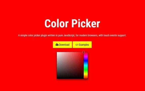 10+ Best Javascript Color Picker Libraries » CSS Author