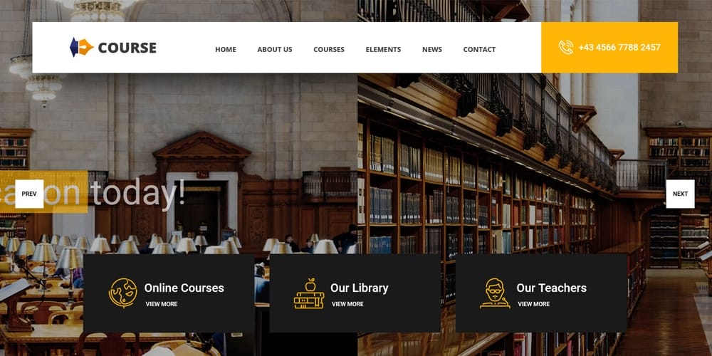 Free Education HTML Website Templates 63 Course