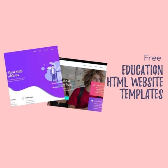 Education HTML Website Templates