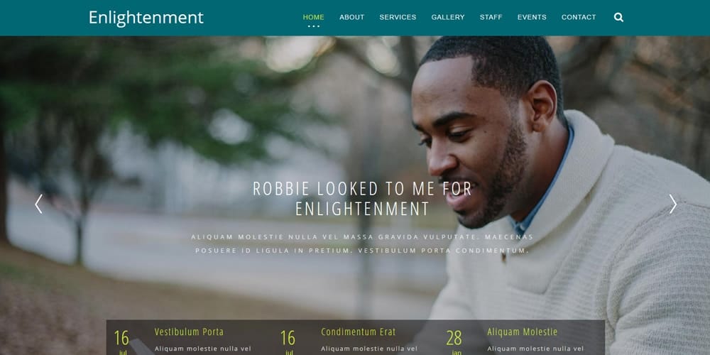 Free Education HTML Website Templates 89 Enlightenment