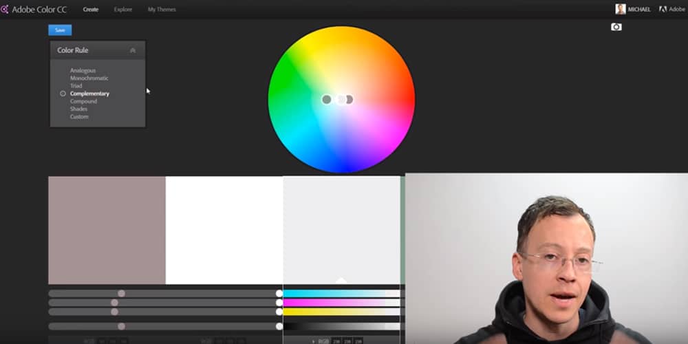 Finding a good website color scheme
