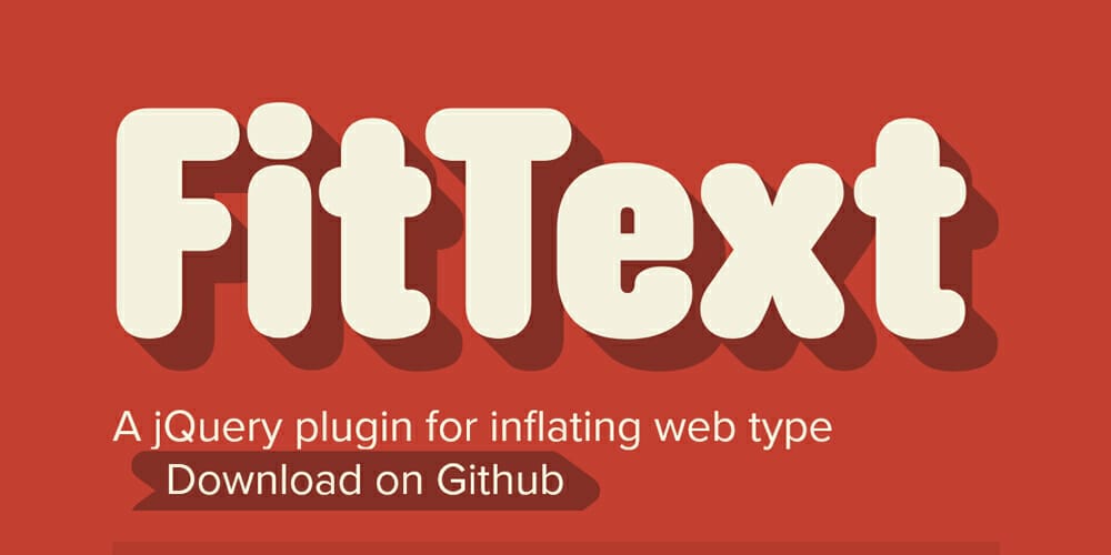 10 + JavaScript Text Effect Libraries 22 FitText js
