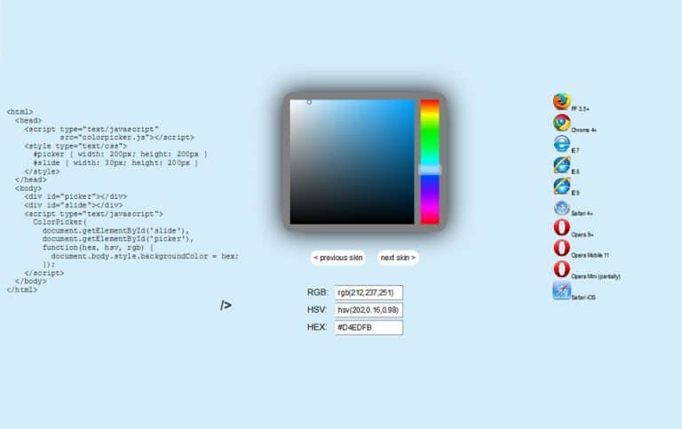 10+ Best Javascript Color Picker Libraries » CSS Author