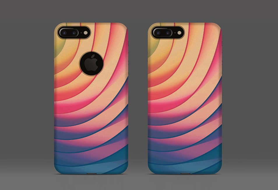 Free Apple iPhone 7 Plus Back Cover Case Mock-up PSD