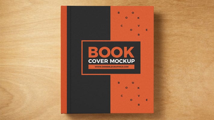 Free Book Cover Mockup PSD