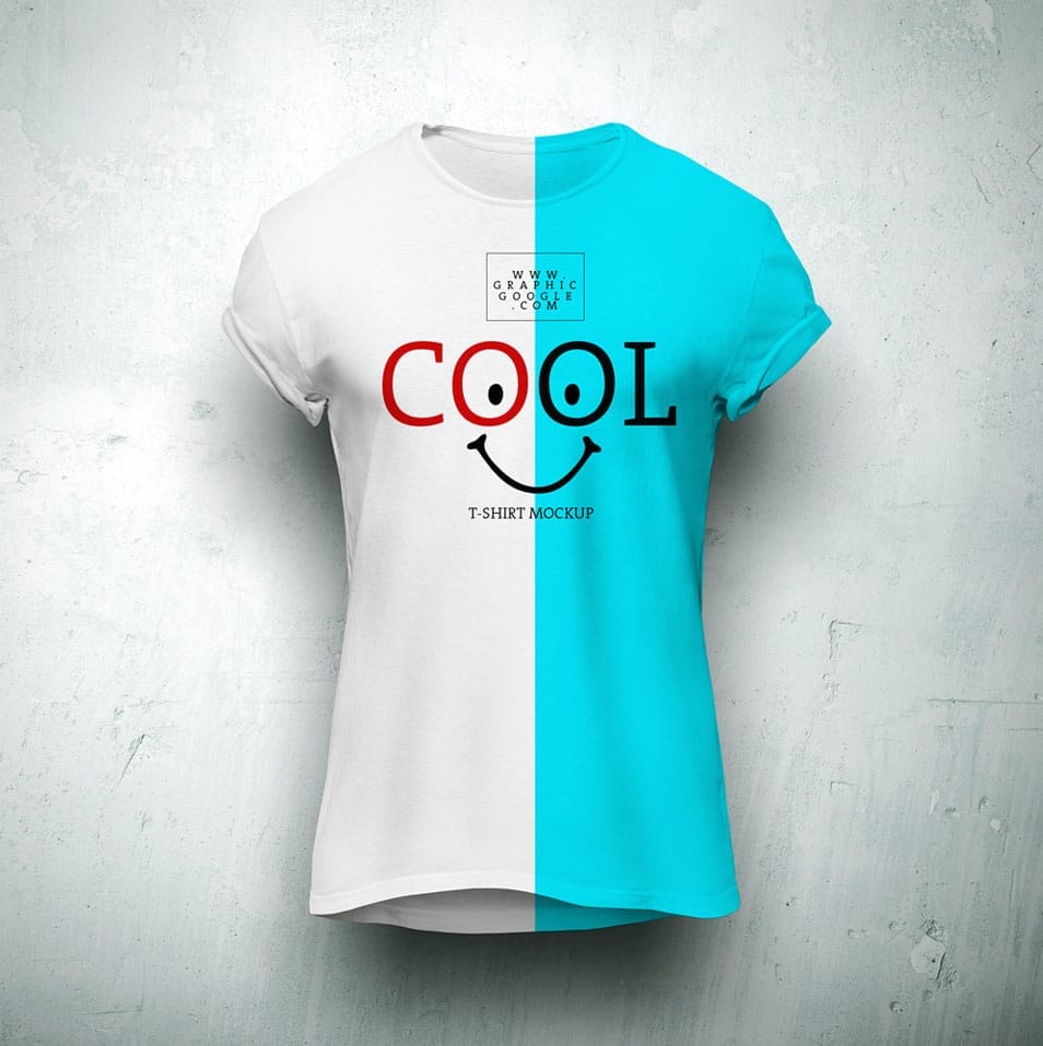Free Cool T-Shirt MockUp For Branding