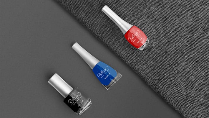 Free Stunning Nail Polish Mockup