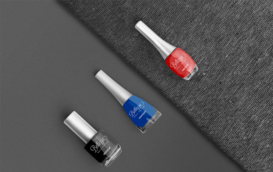 Free Stunning Nail Polish Mockup