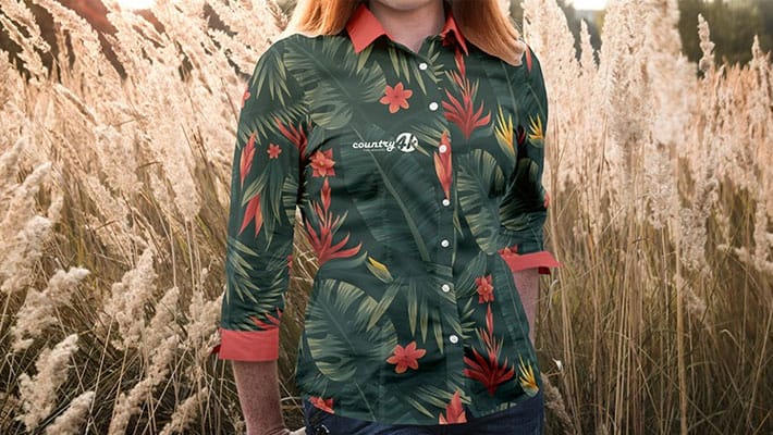 Free Women Blouse T-shirt PSD MockUp in 4k