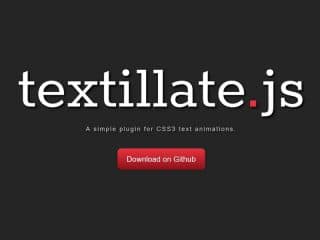 JavaScript Text Effect Libraries