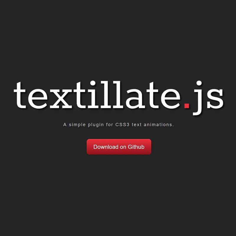JavaScript Text Effect Libraries