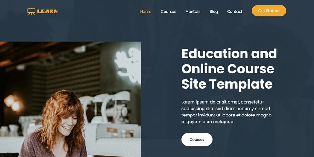 Free Education HTML Website Templates » CSS Author